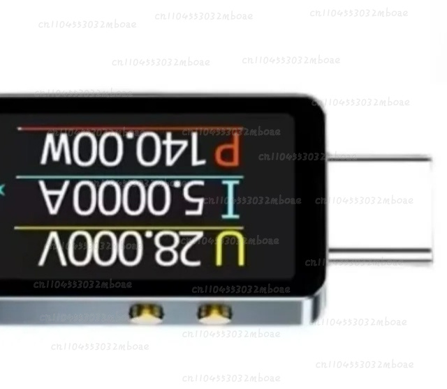 Usb Ammeter Tester - Penguji USB PD3.1 Tipe-C Voltmeter Ammeter