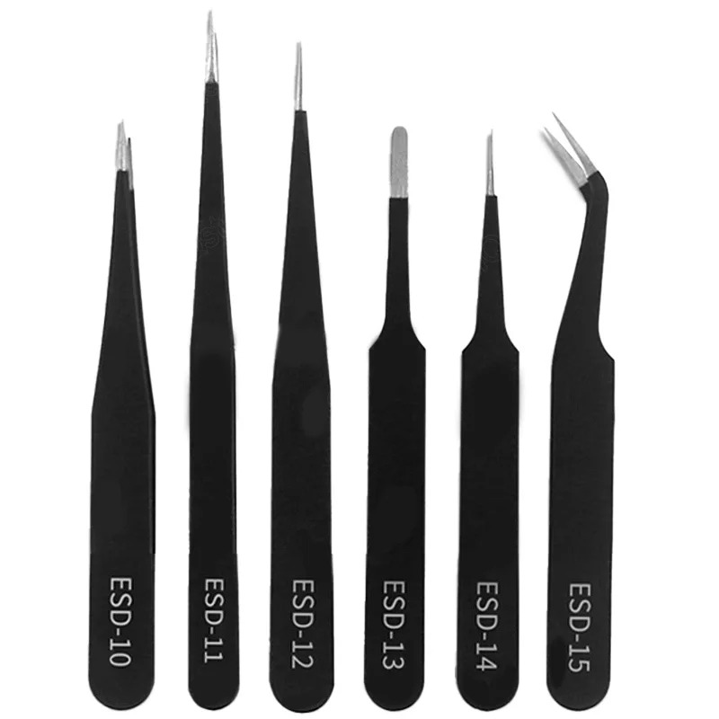 Electronics Repair Tool Kit - Set pinset anti-statis presisi ESD dari