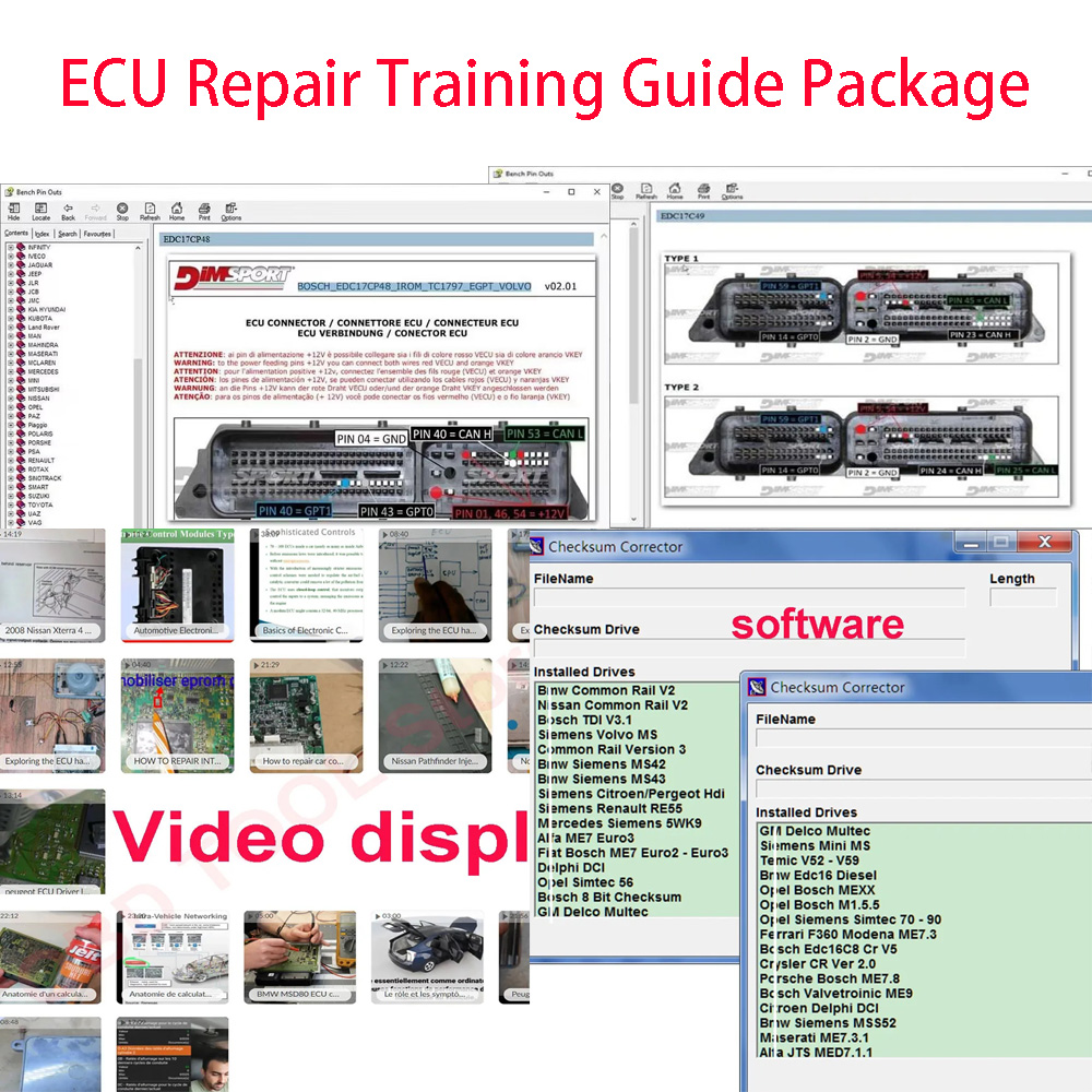 Electronics Repair Basics - Paket Panduan Pelatihan Perbaikan ECU Komponen