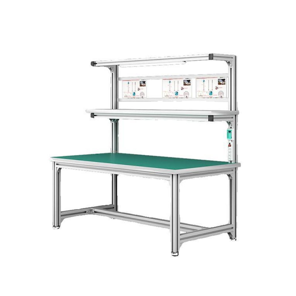 Electronics Repair Table - Meja Kerja Logam Anti-Statik (ESD) dengan