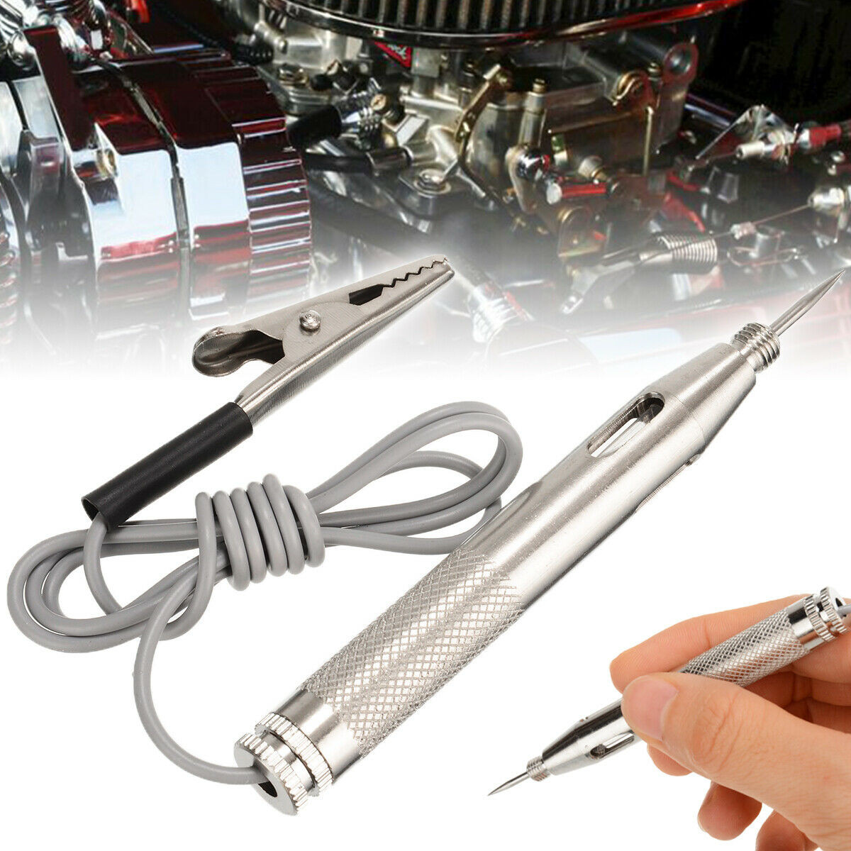 Circuit Test Pencil - Penguji Tegangan Sekring Sirkuit Mobil, Lampu