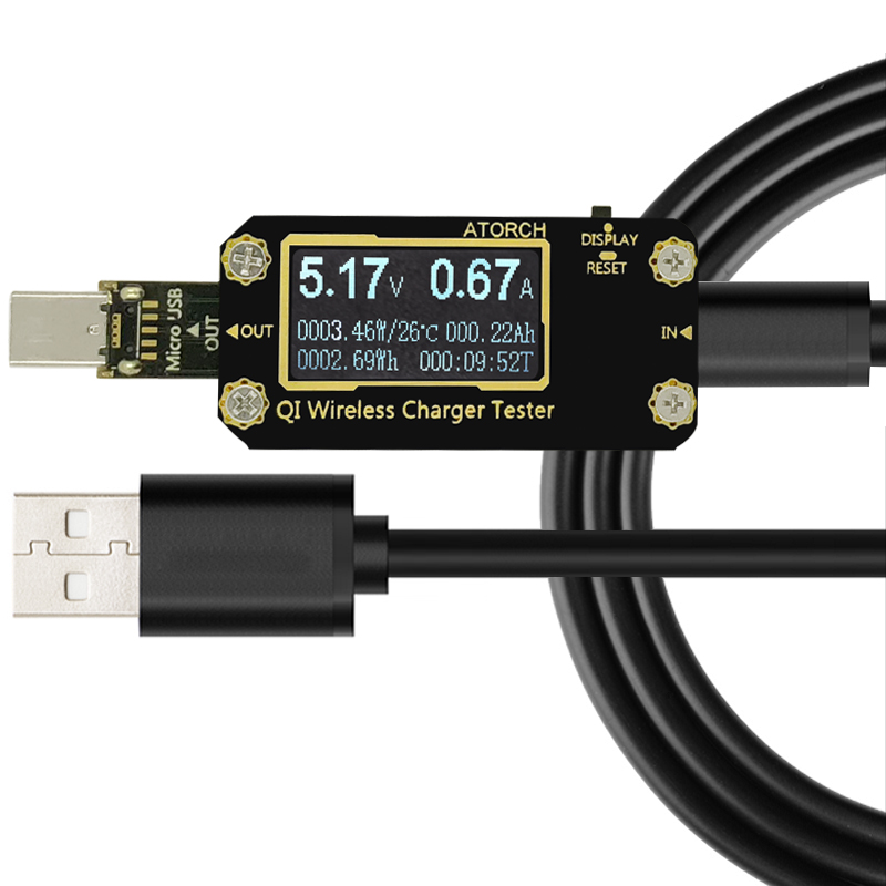 Usb Ammeter Tester - Pengisi Daya Nirkabel QI 7 In