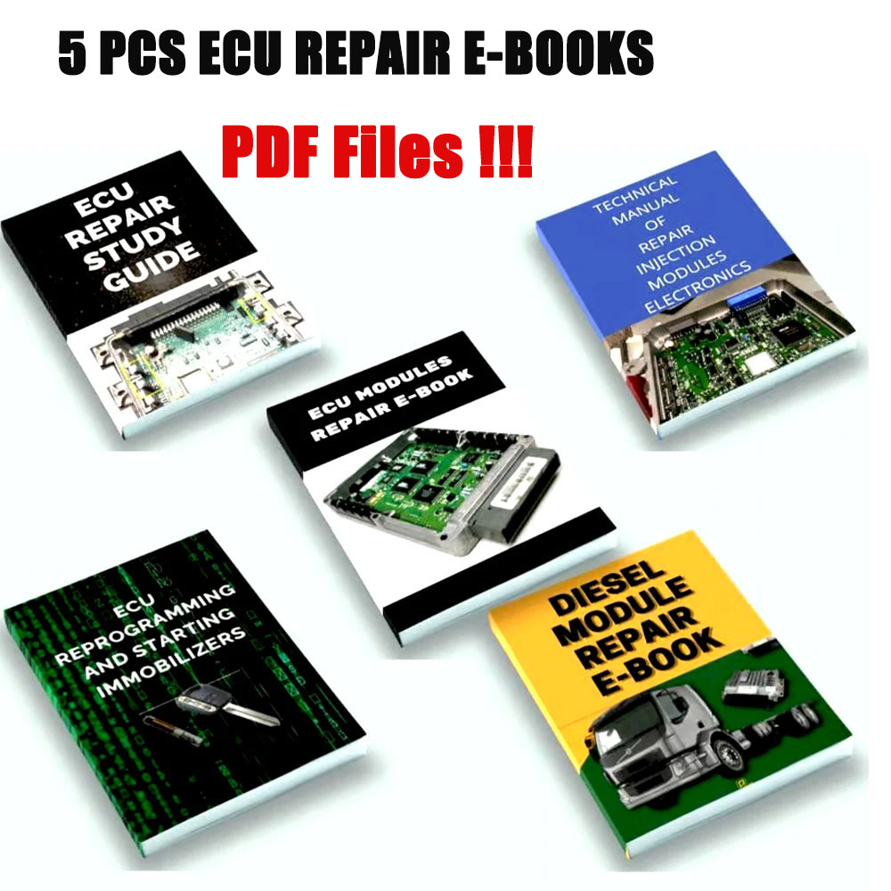 Electronics Repair Guide - 5 PCS E-BOOK Manual Perbaikan ECU,