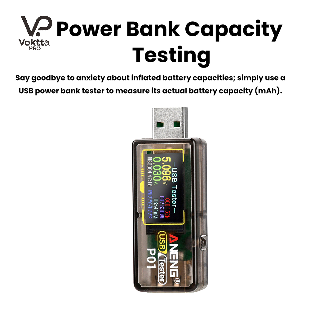 Usb Ammeter Tester - P01 Digital USB Tester Display DC