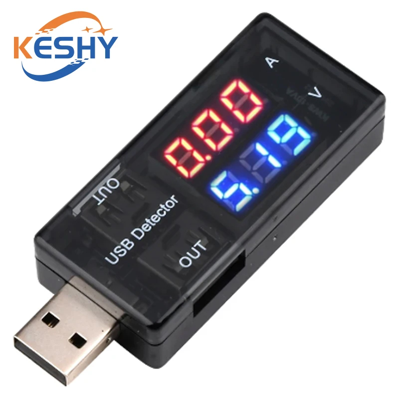 Usb Ammeter Tester - Meteran Tegangan Arus USB Layar Ganda