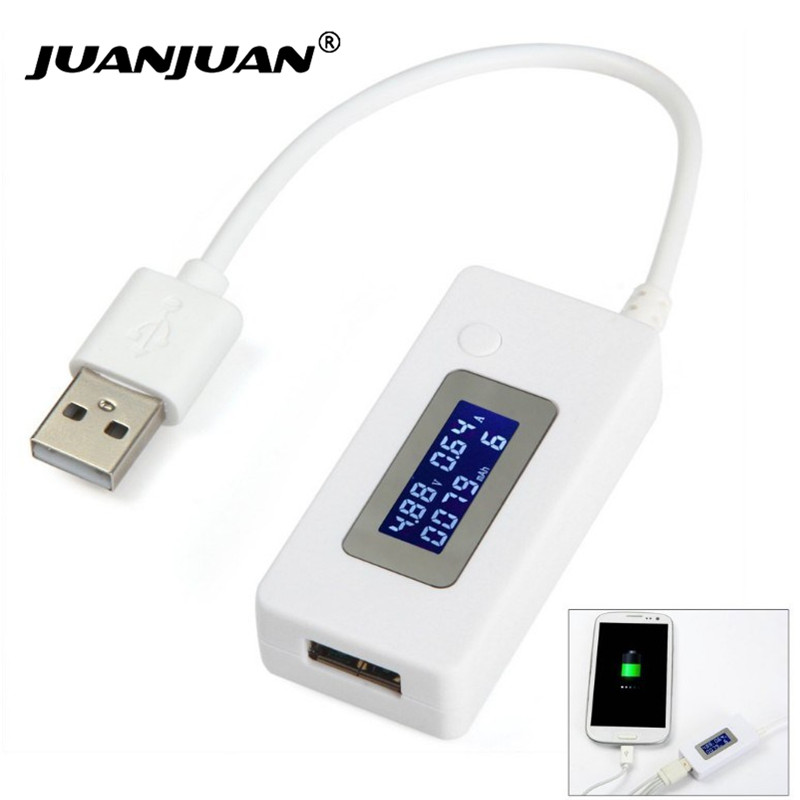 Usb Ammeter Tester - Layar LCD USB Tester ponsel, pengukur