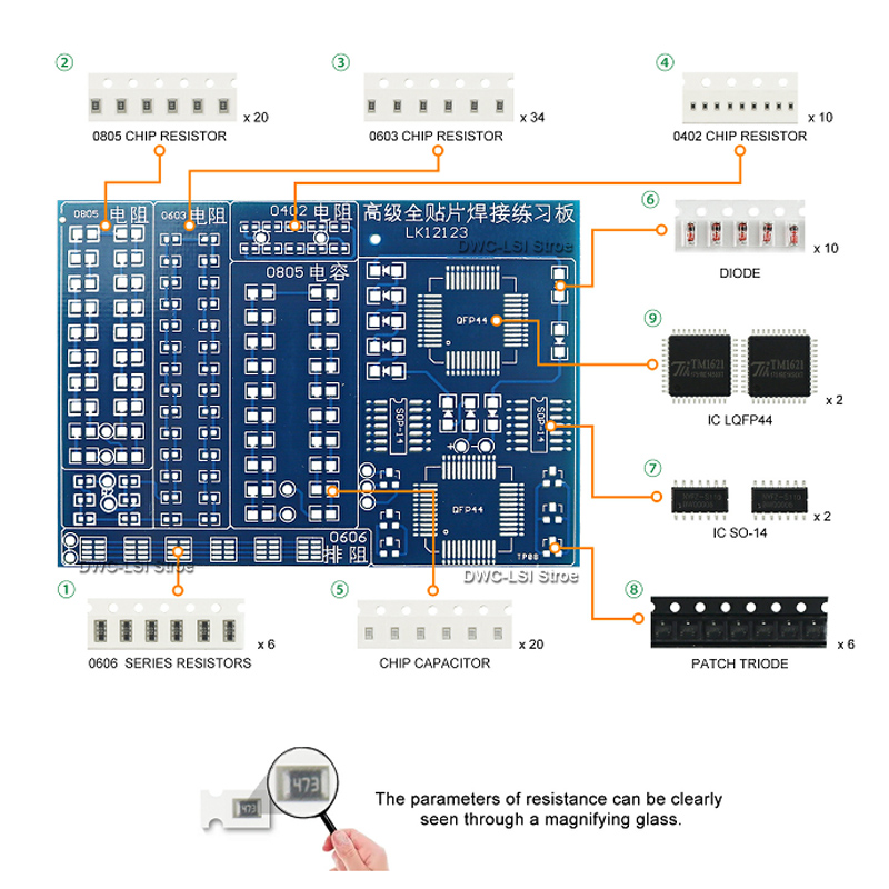 Papan praktek Las Patch penuh  - Electronics Repair Table ulasan dan harga