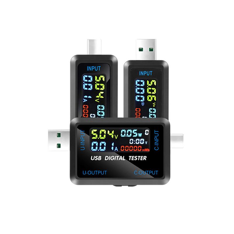 10 In 1 USB Tipe C Voltmeter A - Usb Ammeter Tester ulasan dan harga