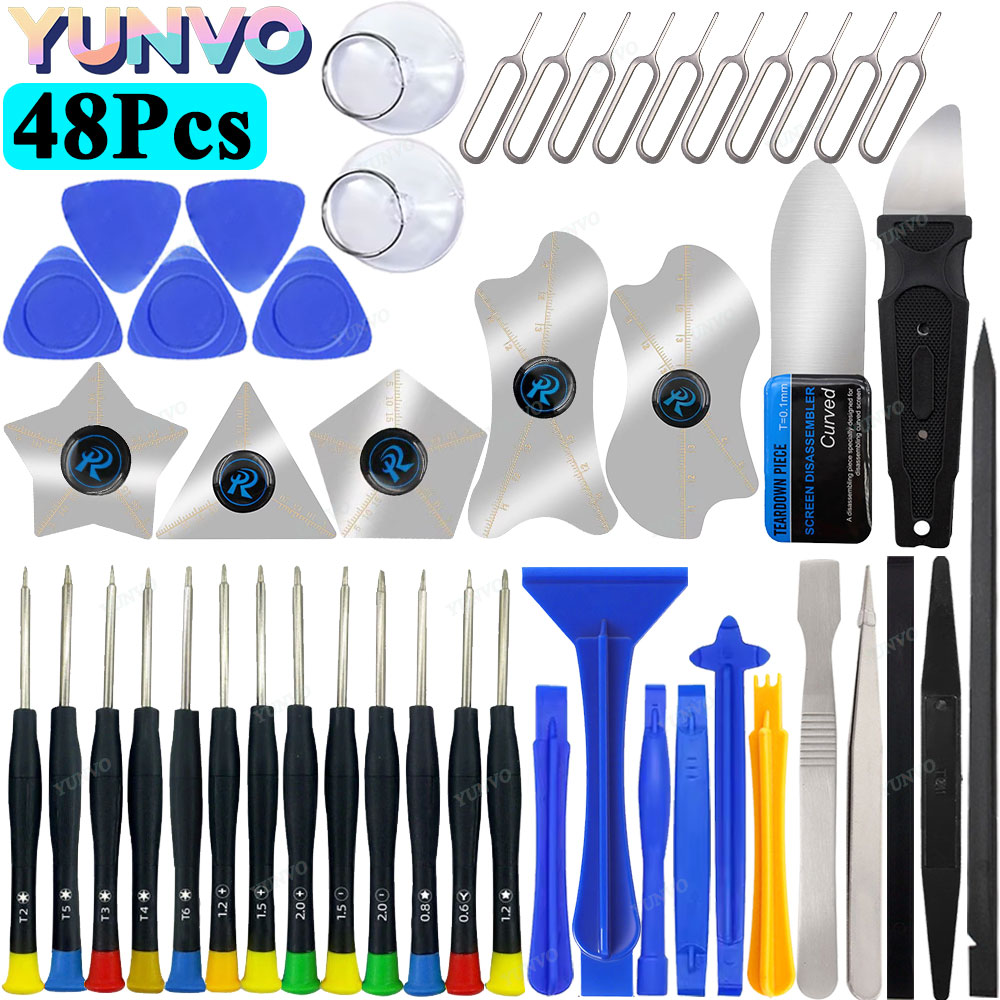 48Pcs Perangkat Perbaikan Oben - Electronics Repair Tool Kit ulasan dan harga
