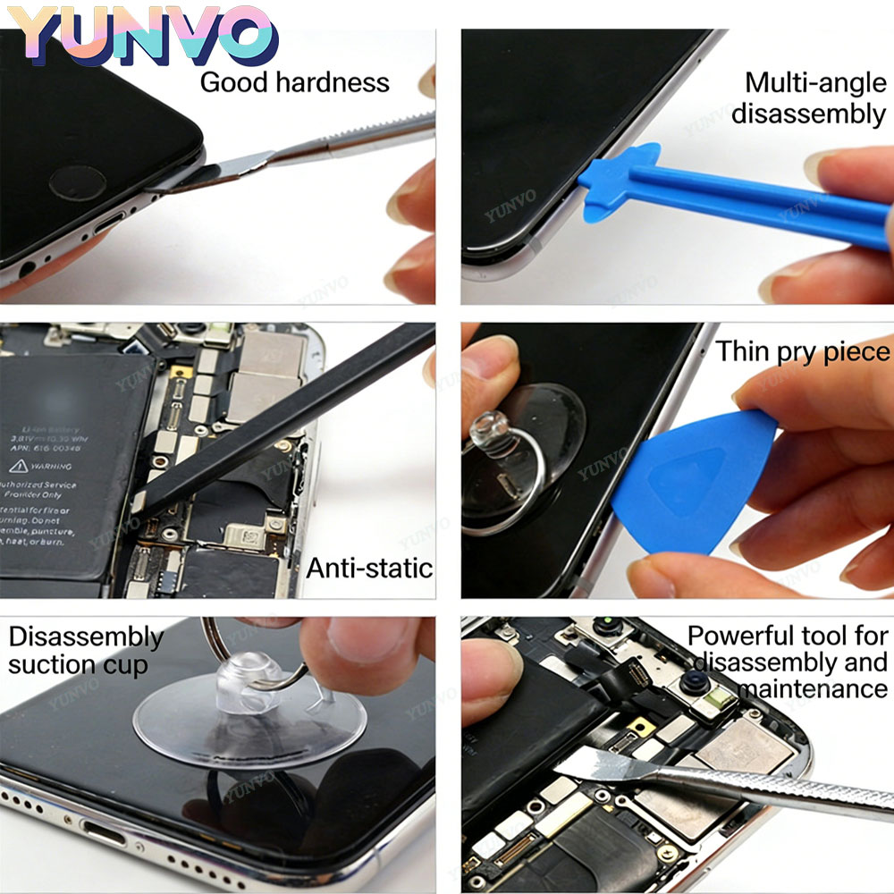 48Pcs Perangkat Perbaikan Oben - Electronics Repair Tool Kit ulasan dan harga