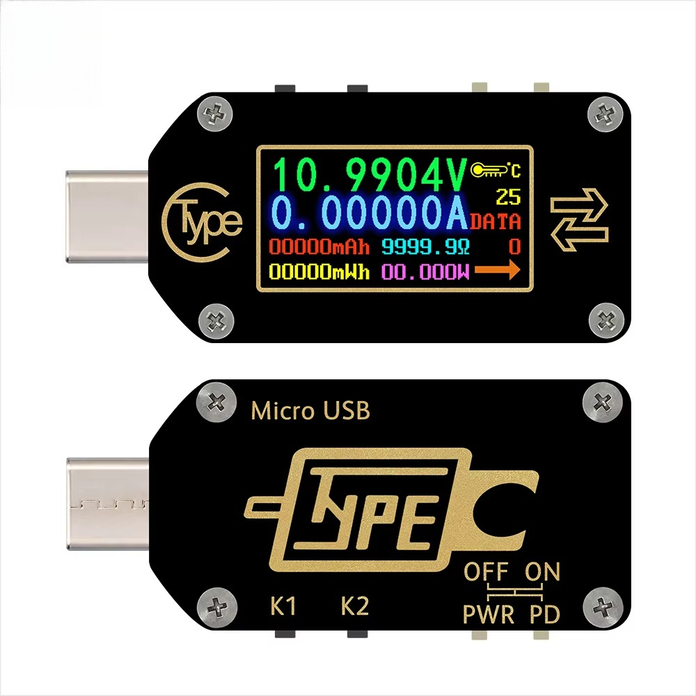 TC66 Tipe-C USB Komunikasi PD  - Usb Ammeter Tester ulasan dan harga