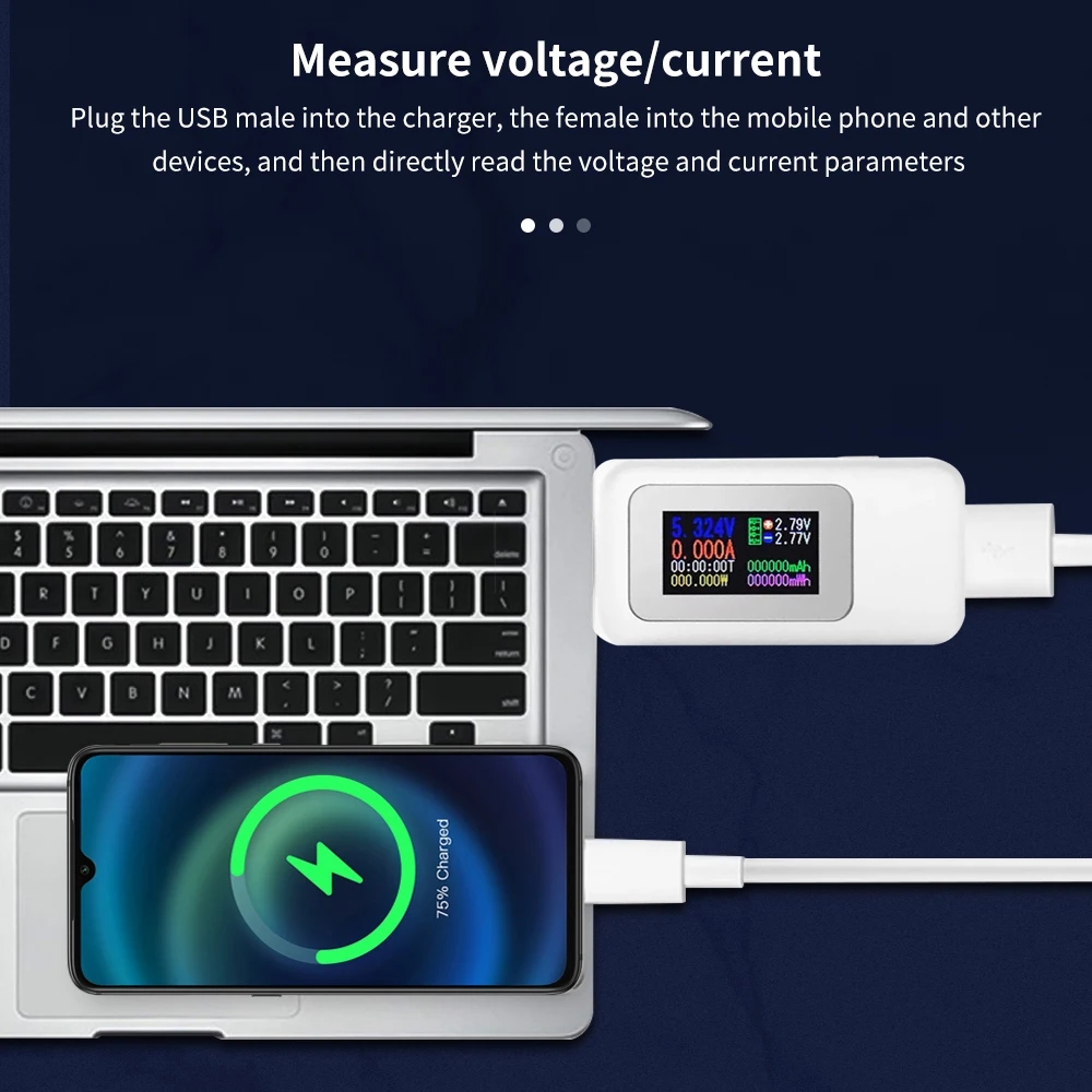 Pengukur voltase Digital, Ampe - Usb Ammeter Tester ulasan dan harga