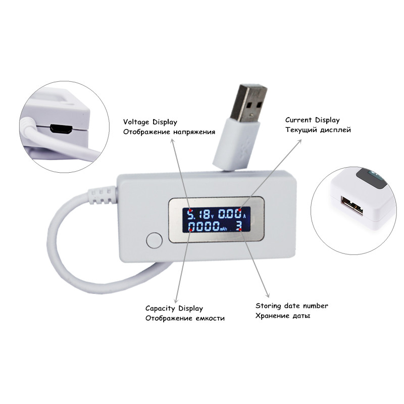 Layar LCD USB Tester ponsel, p - Usb Ammeter Tester ulasan dan harga