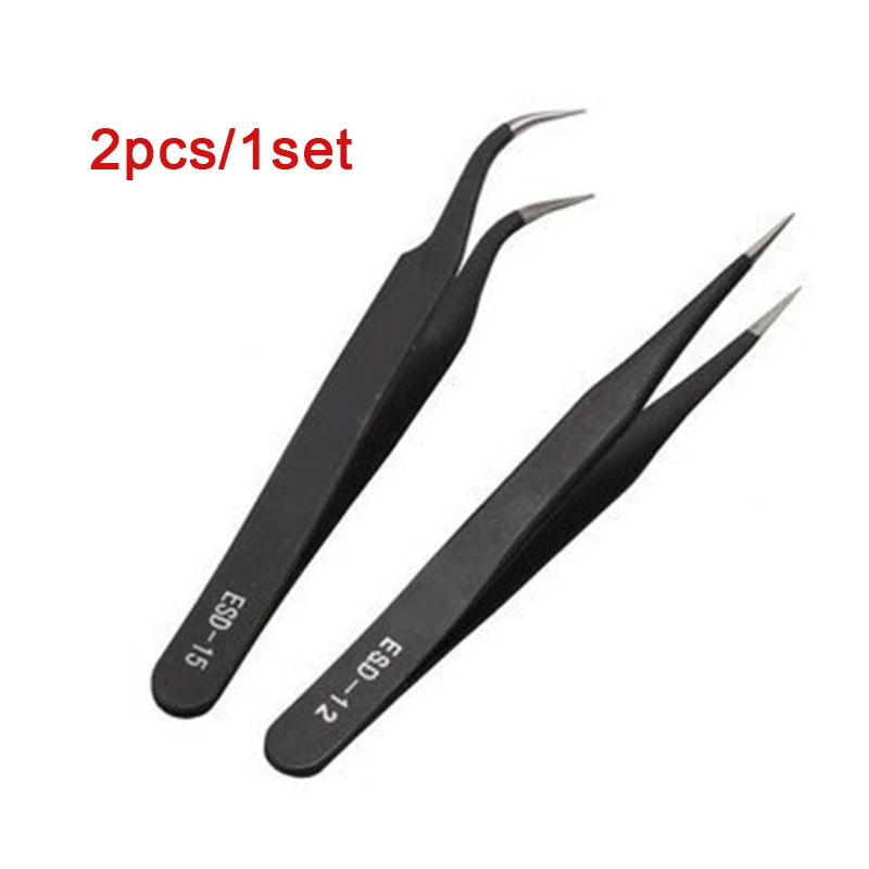 2 Buah/Lot Set Pinset Presisi  - Electronics Repair Tool Kit ulasan dan harga